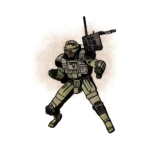 Lion In Combat Warsuit