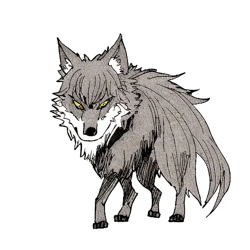 Dark Knight With Great Wolf