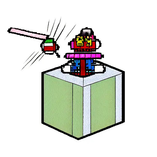 Super Mario Blocks Around Wrist