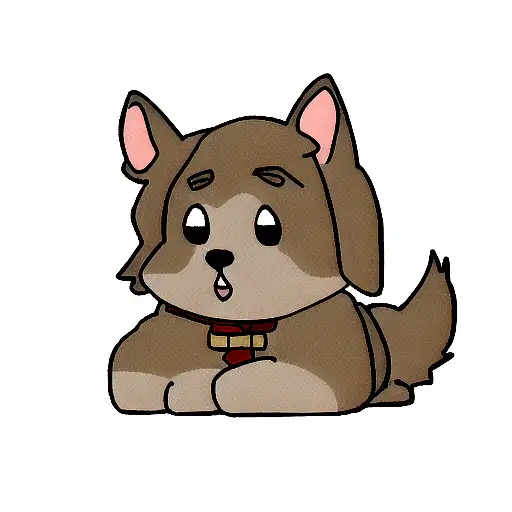 German Shepherd With One Ear Down