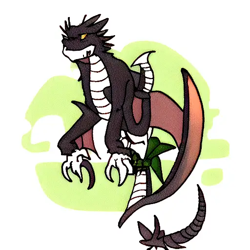 Dragon With Letters Ridhaan