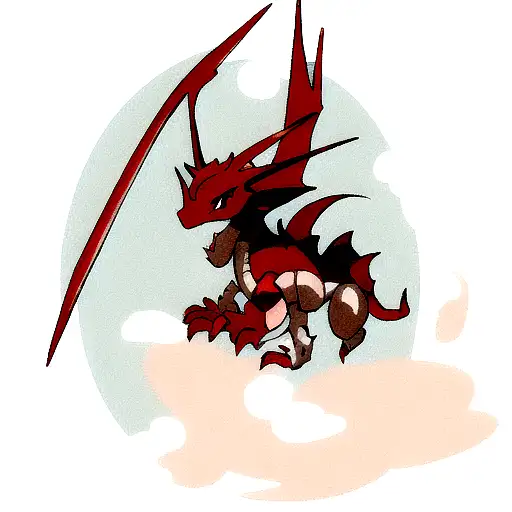 Red N White Dragon