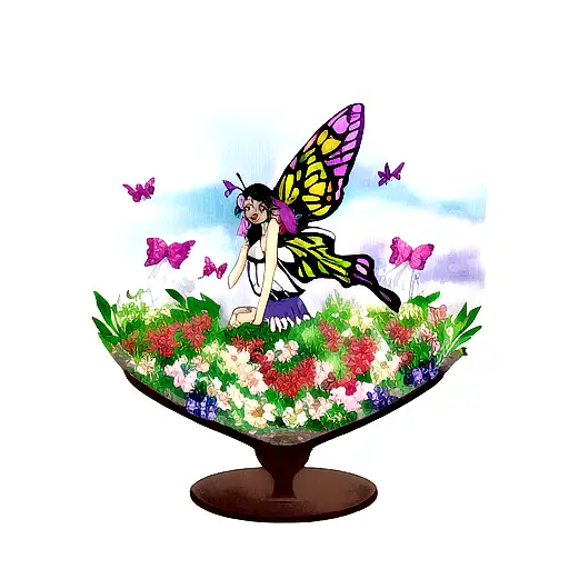 Butterfly Freedom Flower