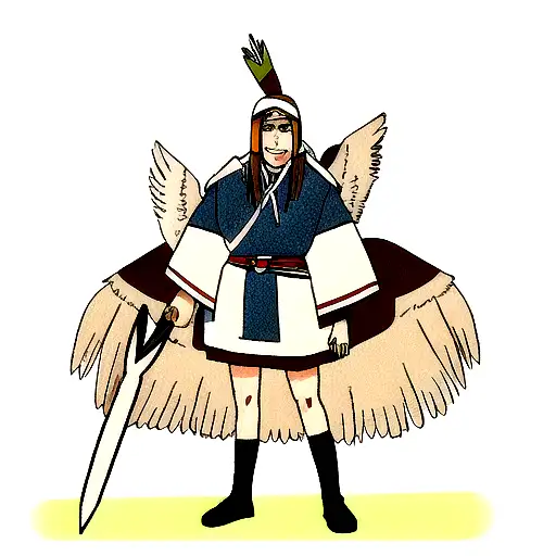 Native Arrow And Eagle