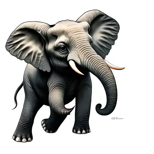 Realistic Elephant