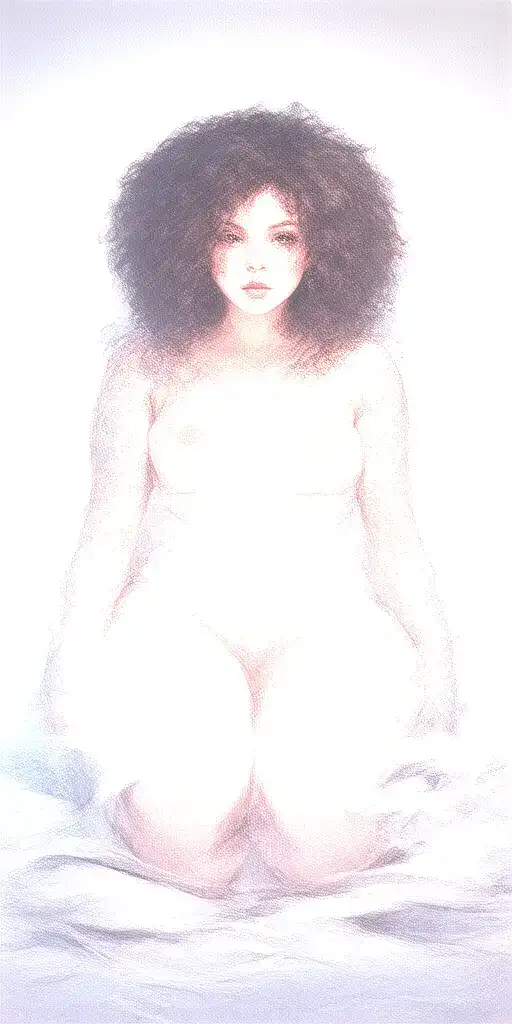 Double D Titties Showing Ghost Girl Under Blankets Thick Thighs With An Afro