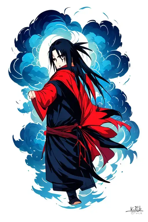 Akatsuki Cloud With Itachi