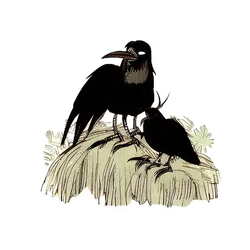 Three Eyed Viking Crow