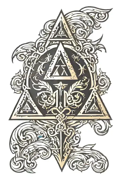 Dark Link Triforce Symbol From Zelda