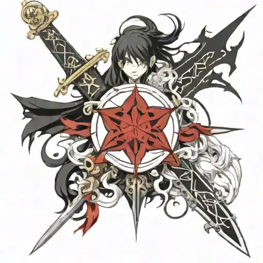 I Want You Make Me A Tattoo Design Combining The Word Sxl With Swords