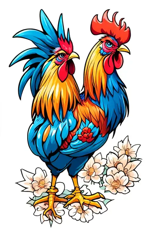 Rooster Wearing