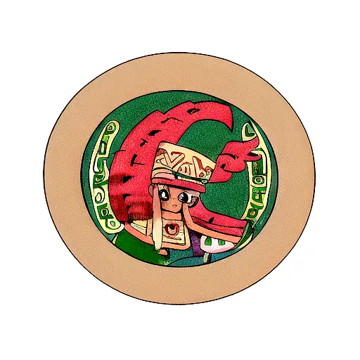 Aztec Stamp In The Jungle