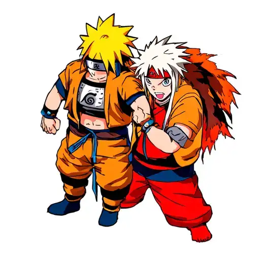 Naruto And Jiraiya
