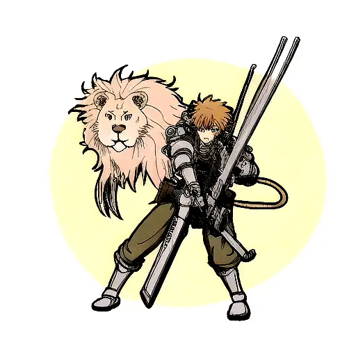 Lion With Weapon