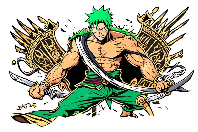 Zoro In Kings Fight