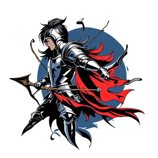 A Knight With A Bow And Arrow