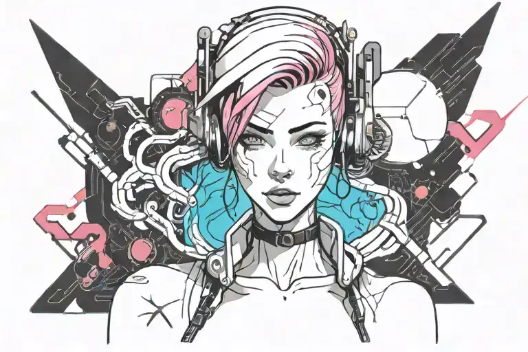 Cyberpunk Woman