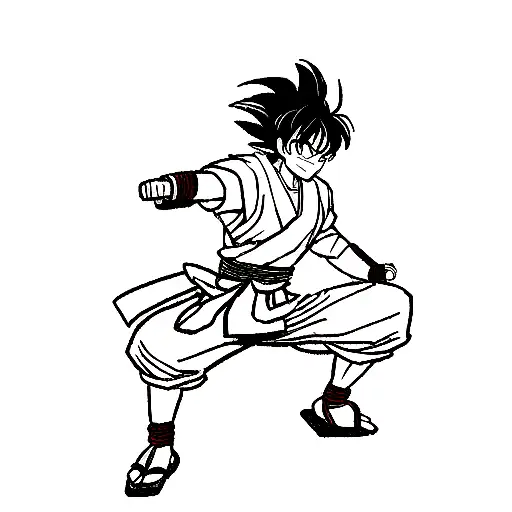 Son Goku In Samurai