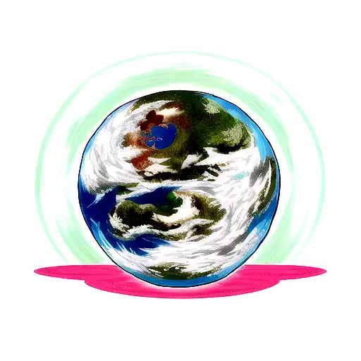 Dragon Around Planet