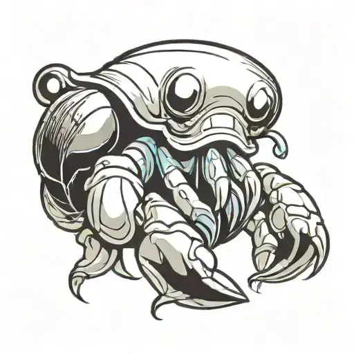 Hermit Crab Cartoon Version