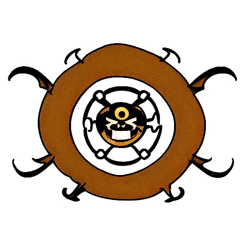 One Piece Pirate Flag Inspired In Python Programming Language Logo