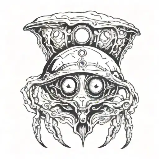 Creppy Alien Third Eye