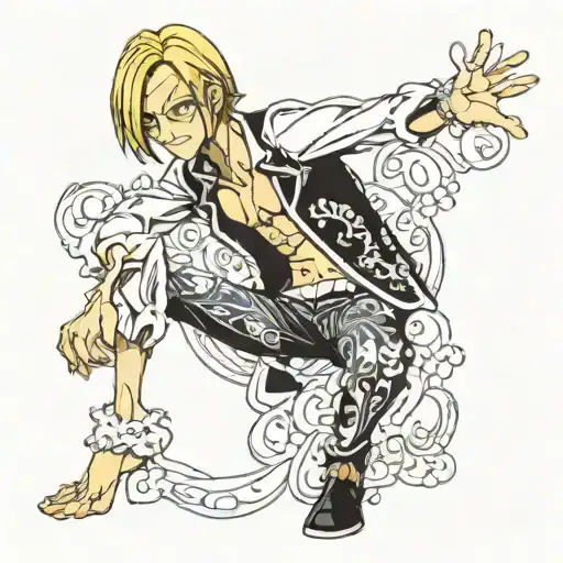 Sanji Love Pose