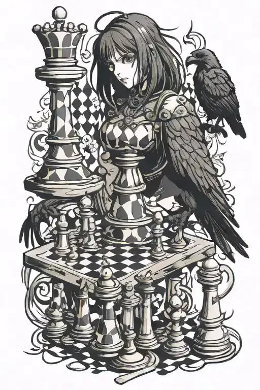 Raven And Chess Rock