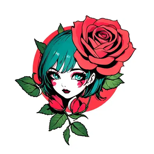 Harley Holding Rose