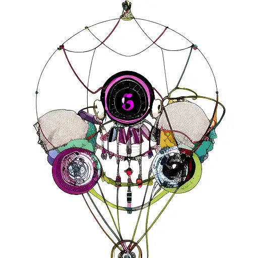Unique Design Merging A Dreamcatcher With Headphones
