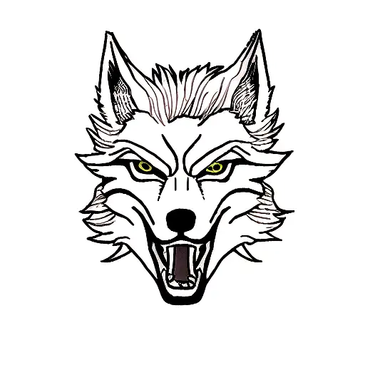 Escanor Tattoo But With A Wolf