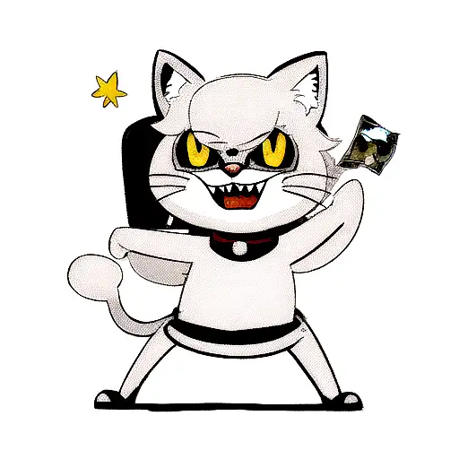 Felix The Cat With Money Bag