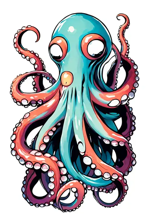 Octopus Wrapping Its Tentacles