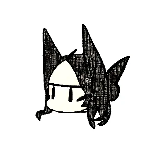 Minimalist Sexy Black Butterfly