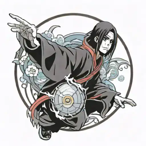 Itachi Holding An Orb