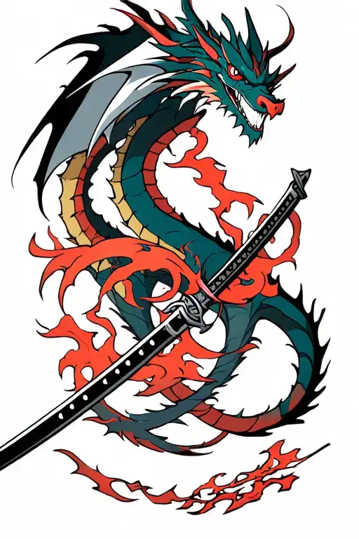 Bleach Dragon Katana