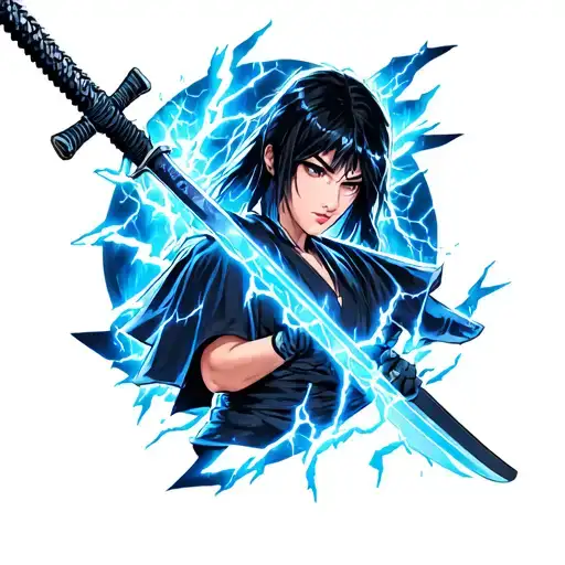 Katana With Lightning