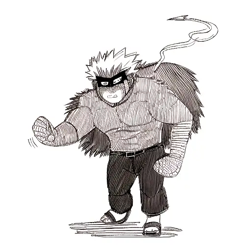 Sassy The Sasquatch Mixed With Demon Naruto