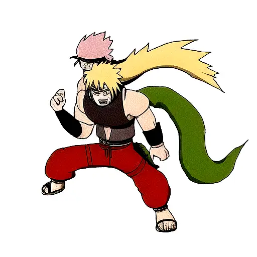 Dragon Naruto On The Back