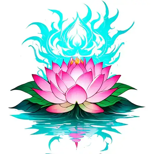 Ghost Transformation For Lotus Flower