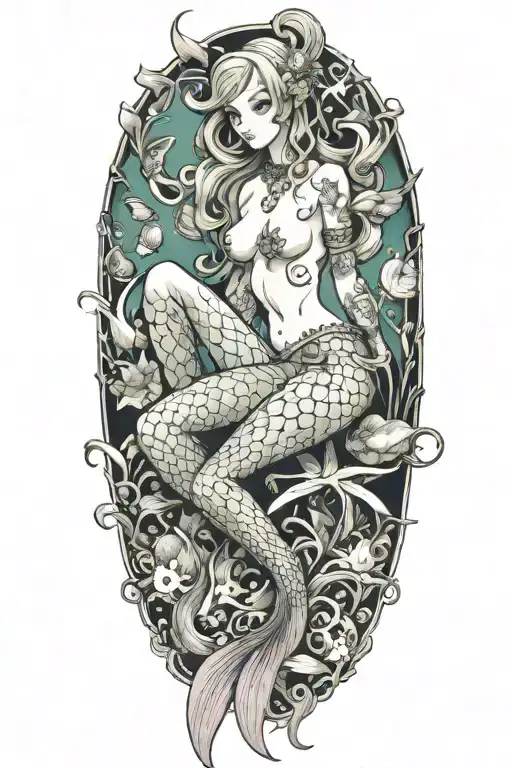 Full Nude Mermaid