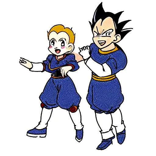 Vegeta Con Su Hija