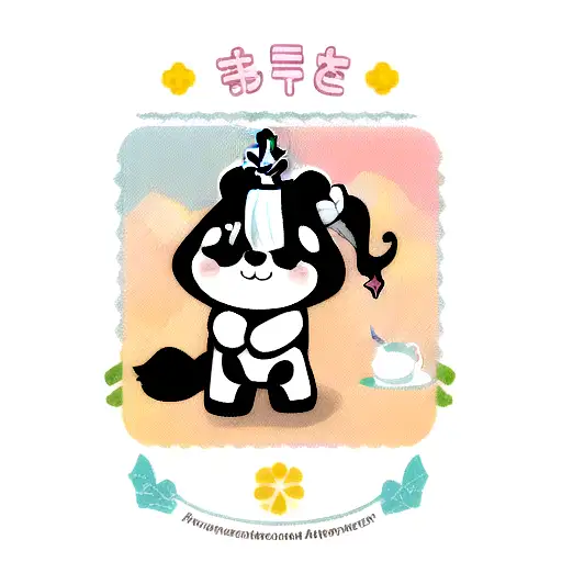 Unicornio Hablando Con Un Panda