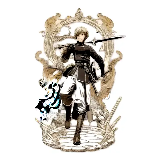 Sword With A Dragon's Stamp