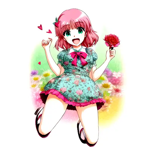 Heart Dad Daughter Flower