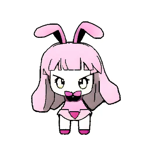 Pink Evil Bunny