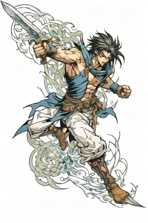 Male Fighter Human Fantasy