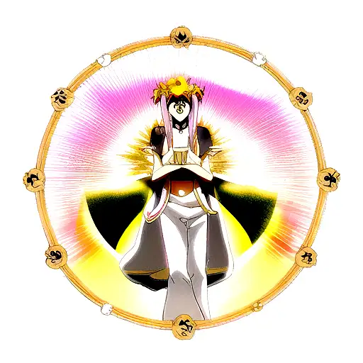 Lotus Flower With Sun Behind It