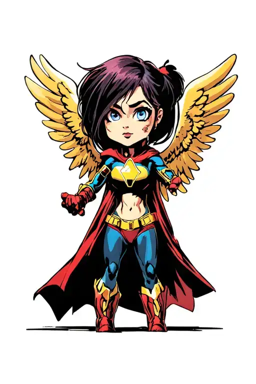 Skottie Young Illustration Of Marvel Angel