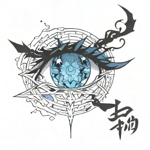 Black Minimalist Solo Leveling Sung Jin Woo Eyes Blue With An Aura